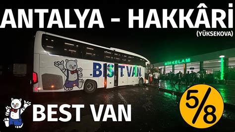 Best Van Tur Zm Antalya Y Ksekova Otob S Yolculu U B L M