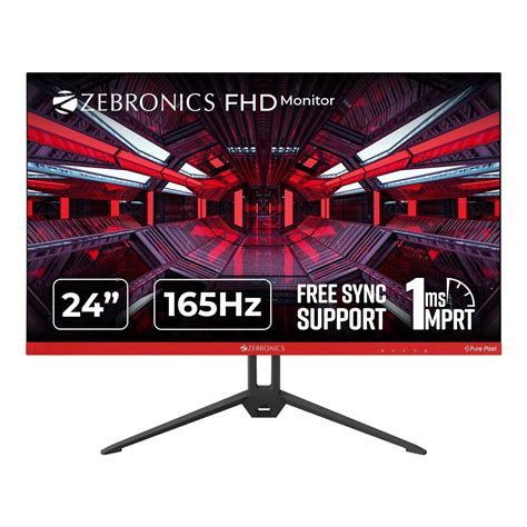 Amazon In Buy ZEBRONICS 24 Inch 165Hz Gaming Monitor With FHD 1080p