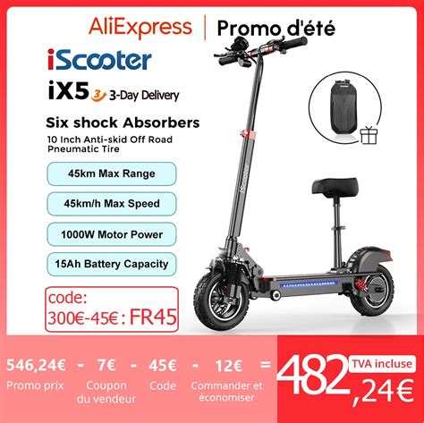 Nouvelle I8 Scooter Électrique 500w Smart Scooter Pour Adulte 7 5ah