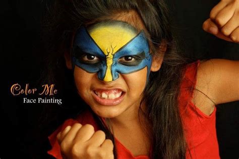 Pin by Amber Martinez on Face Paint Wolverine | Face painting, Painting, Face