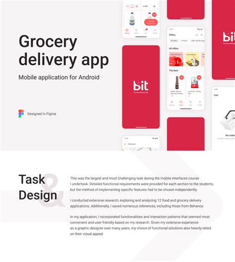 Grocery delivery app | Behance