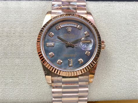 Replica Rolex Day Date 118235 36mm 1 1 Best Edition Gm Factory Mother Of Pearl Dial Swiss