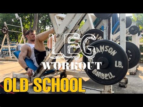 Bangkok Outdoor LEG DAY OLD SCHOL Ostatni trening Mój posiłek po