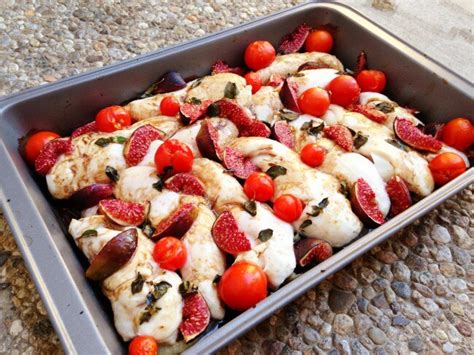 Baked Chicken With Figs And Honey