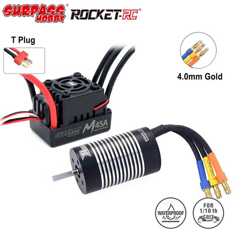 Surpass Hobby Rocket Waterproof Brushless Motor W A Esc Combo