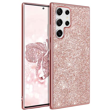 Bentoben Samsung Galaxy S Ultra Case Slim Luxury Glitter Sparkle