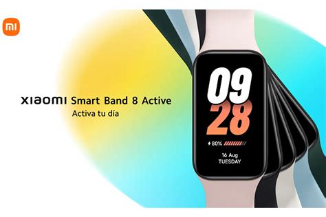 Ejercítate Con La Nueva Xiaomi Smart Band 8 Active Con Sensores De Frecuencia Cardíaca Y Nivel