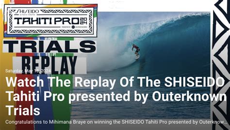 Italo Ferreira Wins Shiseido Tahiti Pro Presented By Outerknown Surf