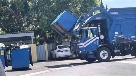 Garbage Truck Front Loader Republic Services Youtube