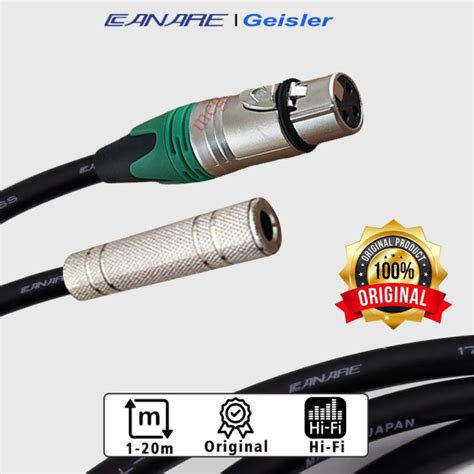 Jual Kabel Audio CANARE ORIGINAL Jack XLR Female To Akai Female