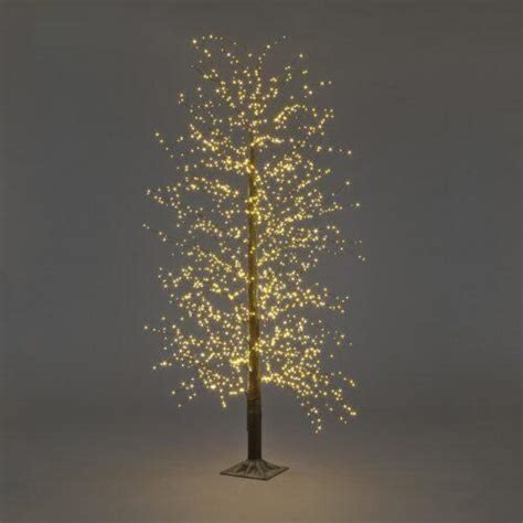 Snowtime Black Micro Dot Tree 900 Warm White LEDs 1 5m Branches