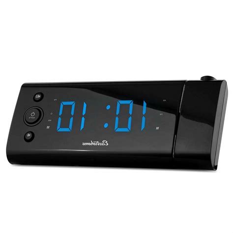 New Electrohome Usb Charging Alarm Clock Radio Time