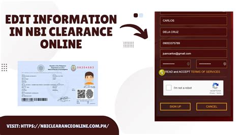 How To Edit Information In Nbi Clearance Online Full Process