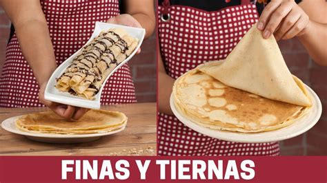 Masa Para Crepas Como Hacer Masa Para Crepas Dulces Y Saladas Youtube