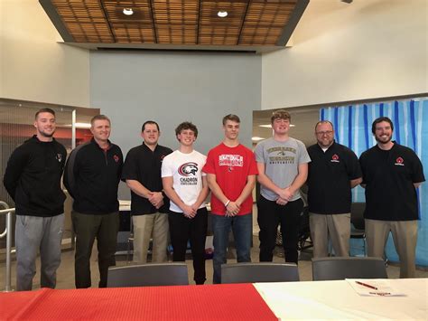 KNEB AM 960 AM 100 3 FM Four Scottsbluff Student Athletes Sign On