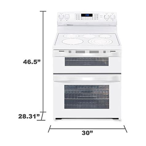 Bim Objects Free Download Kenmore Elite 97312 6 9 Cu Ft Double Oven Electric Range W True