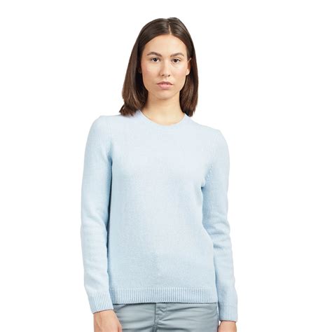 Colorful Standard Women Classic Merino Wool Crew Polar Blue Hhv