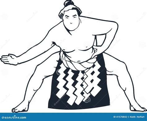 Sumo Wrestler Vector Design Clipart Stock Vector Image 41570842