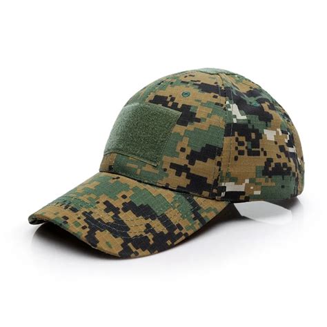 Gorra De B Isbol Ajustable De Camuflaje Para Hombre Y Mujer Gorra T