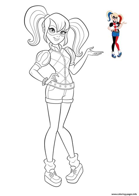 Dibujos De Chibi Harley Quinn Para Colorear Pintar E Imprimir