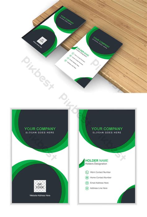 Modern Vertical Business Card Templates | AI Free Download - Pikbest