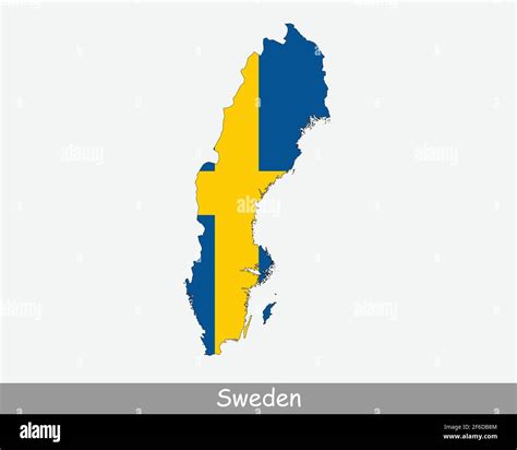 Sweden map outline vector Stock Vector Images - Alamy