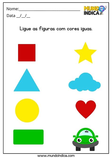 20 Atividades Cores na Educação Infantil para Imprimir