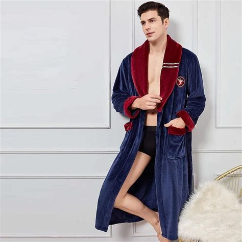 Robe De Chambre Homme Polaire Luxe Boutique Cocooning