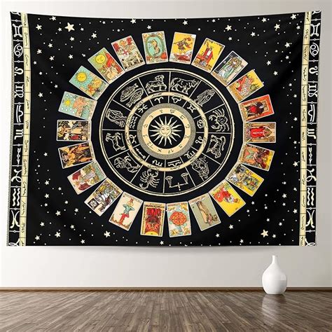 Tapestry Tarot Zodiac Tapestry Astrology Tapestry For Bedroom