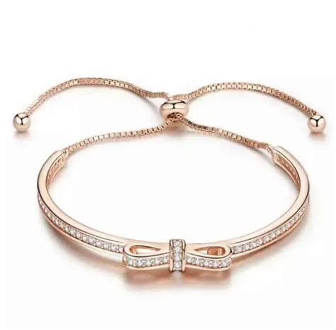 Armband Strik Ros Sterling Zilver