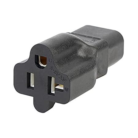 Strhowill IEC 320 C14 Male To Nema 5 15R 20R AC Power Adapter C14