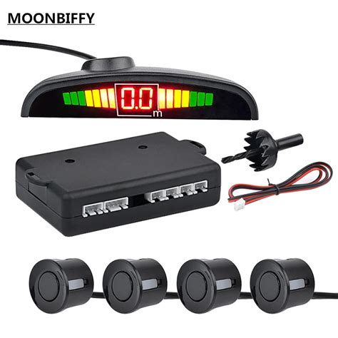 Car Auto Parktronic LED Parking Sensor with 4 Sensors Reverse Backup ...