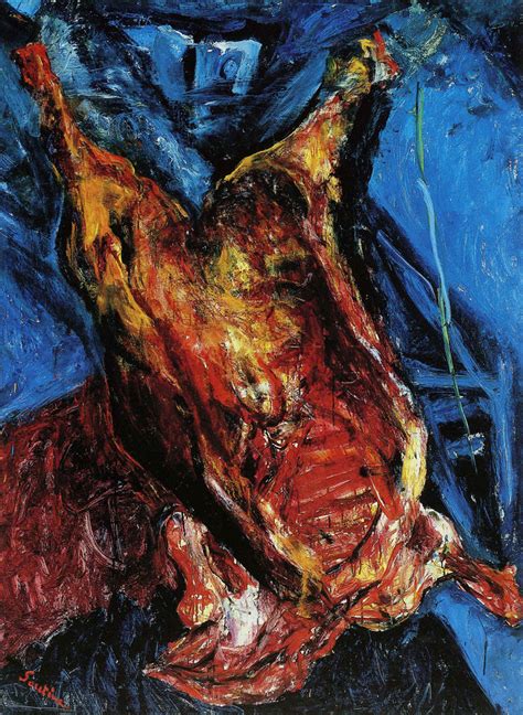 Carcasse De Boeuf Soutine Huile Sur Toile 140 X 108 Cm Flickr