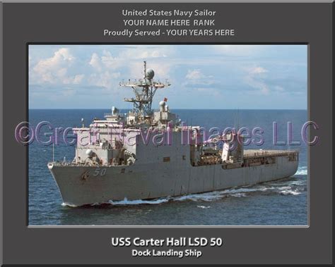 USS Carter Hall LSD 50 : Personalized Navy Ship Photo ⋆ US Navy Veteran ...