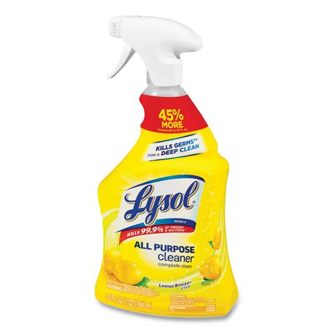 Lysol All Purpose Cleaner Oz Lemon Breeze Clearfield Wholesale