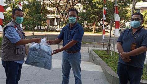 Yayasan Muslim Sinar Mas Land Sumbang Ribuan Masker Kain Untuk Forum