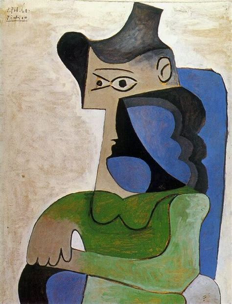 Pablo Picasso Femme Assise Au Chapeau Monica Rossi Flickr