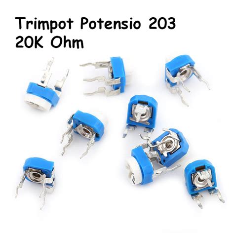 Jual Trimpot Potensio K Ohm Potensiometer Variable Resistor