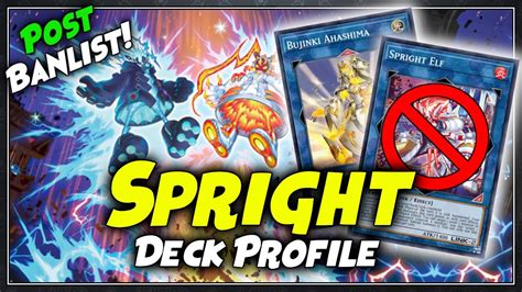 POST BAN LIST Spright Deck Profile Combo Tutorial February 2023