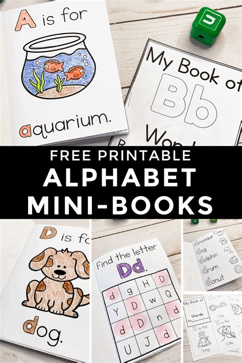 Free Printable Mini Alphabet Books For Preschoolers Life Over Cs