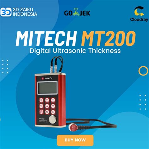 Jual Mitech Mt Digital Ultrasonic Thickness Gauge Pengukur Ketebalan