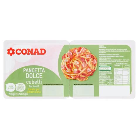 Pancetta Dolce Cubetti X G Conad Online Conad