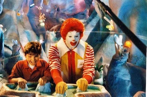 Ronald Mcdonald His Friend Discover Musical Spouts Of Water In A Cave