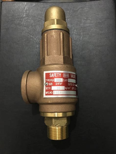 Jual SW Safety Valve 20K Drat 2 Kuningan Brass Pressure Relief Valve