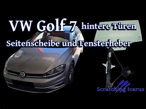 Vw Golf Und Vw Passat B Hintert R Seitenscheibe Und Fensterheber