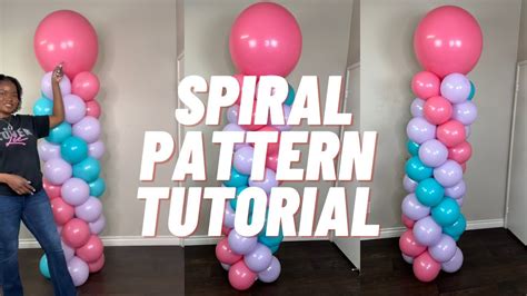 How To Basic Spiral Balloon Columns Step By Step Tutorial Ana