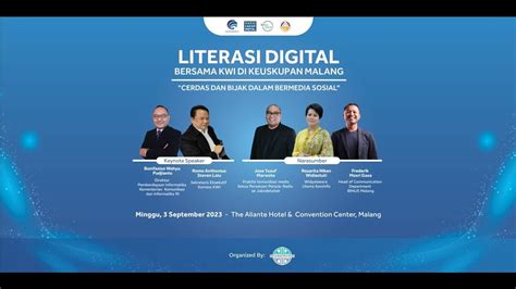 Literasi Digital Bersama Kwi Di Keuskupan Malang Cerdas Dan Bijak