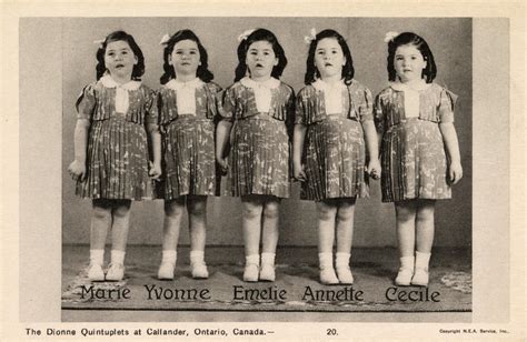 The Dionne Quintuplets At Callandar Ontario Canada 20 All Items