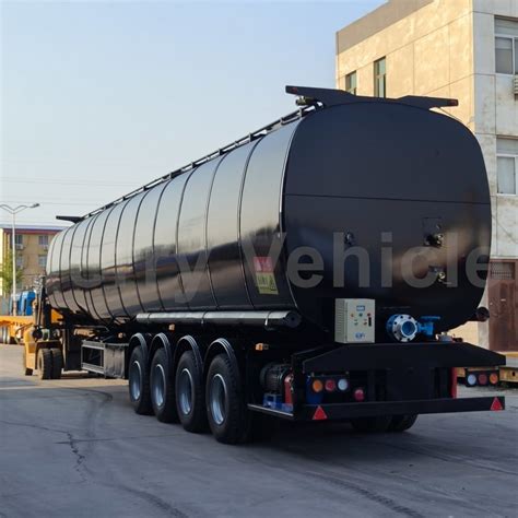 Axels Liters Asphalt Crude Palm Tank Fuel Tanker Semi Trailer