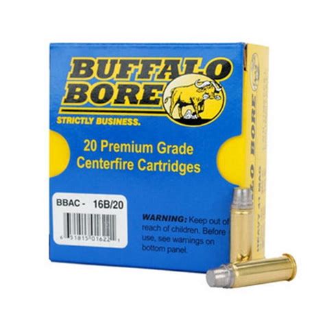 Buffalo Bore Ammunition 16b 20 Heavy Outdoorsman 41 Rem Mag 230 Gr Hard